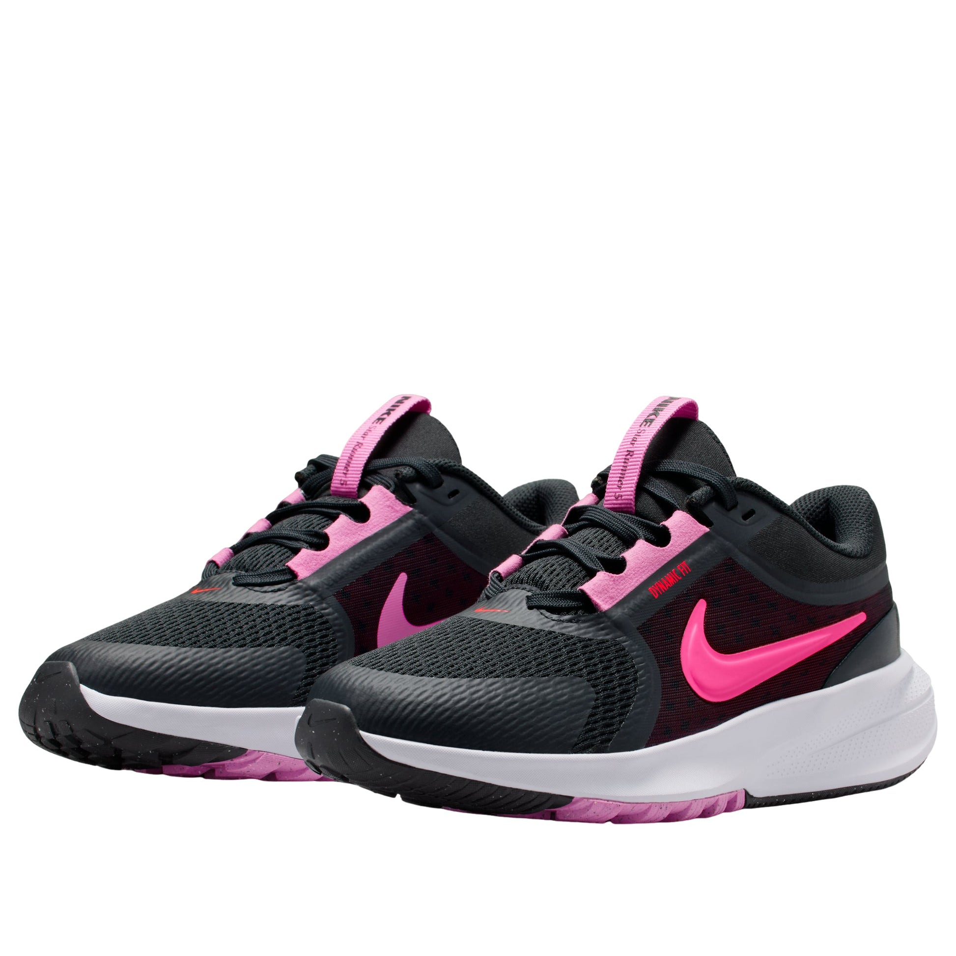 (GS) Nike Star Runner 5 'Off Noir Playful Pink Bright Crimson' HF7004-005