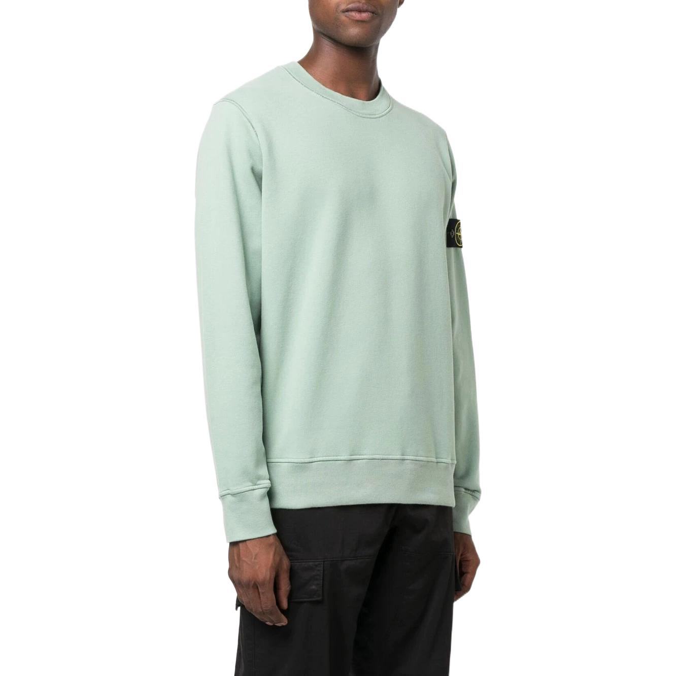 STONE ISLAND Logo Patch Sweatshirt 'Green' 771563020-V0055