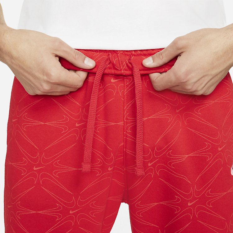 Nike Sportswear Club All Over Print Sweatpants 'University Red' DM7931-657