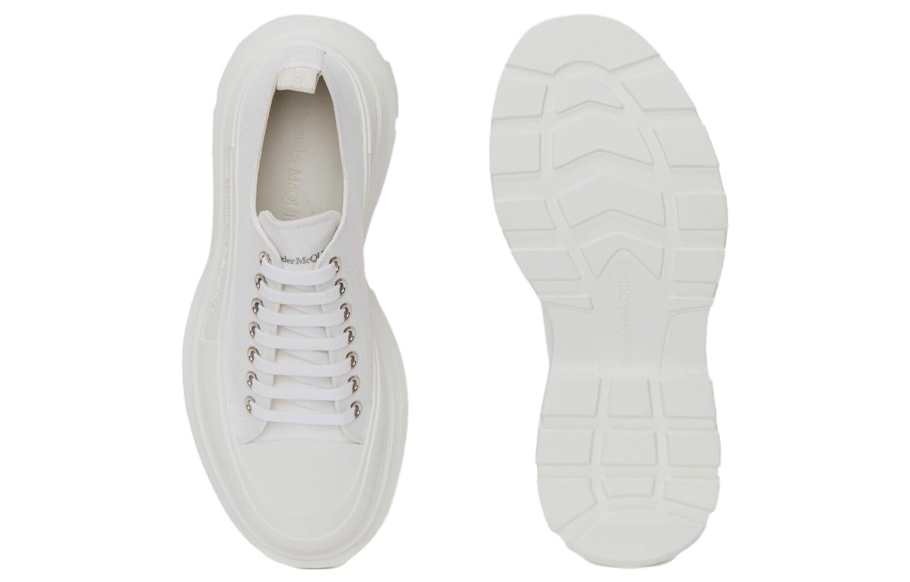 Alexander McQueen Tread Slick Low Lace Up 'White' 604257W4MV29000