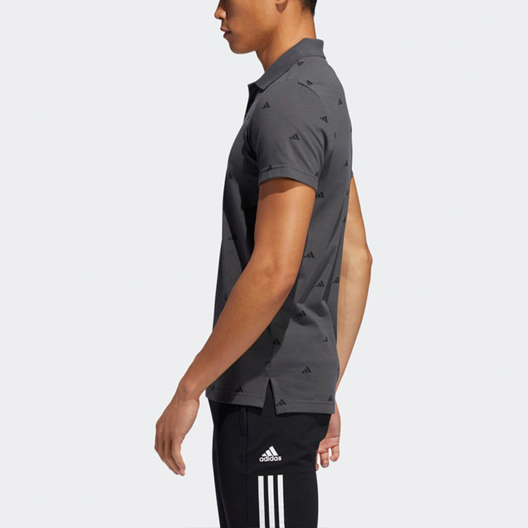 adidas Sports Short Sleeve Polo Shirt Gray FT2801