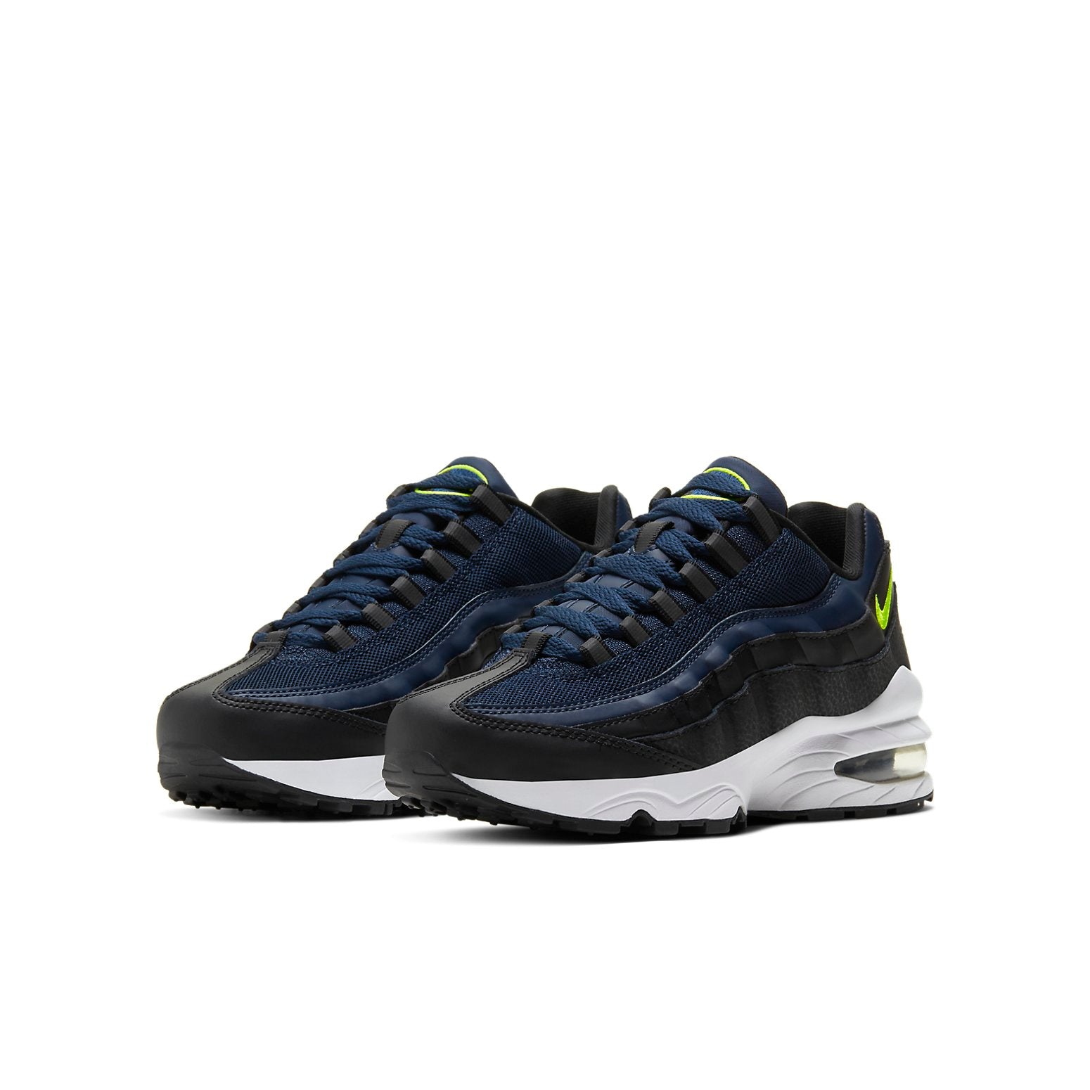 (GS) Nike Air Max 95 'Midnight Navy Lemon Venom' 905348-037