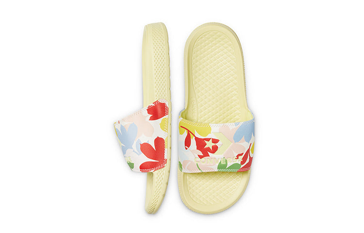 (WMNS) Converse Chuck Taylor All Star Slide Slippers Yellow 570921C