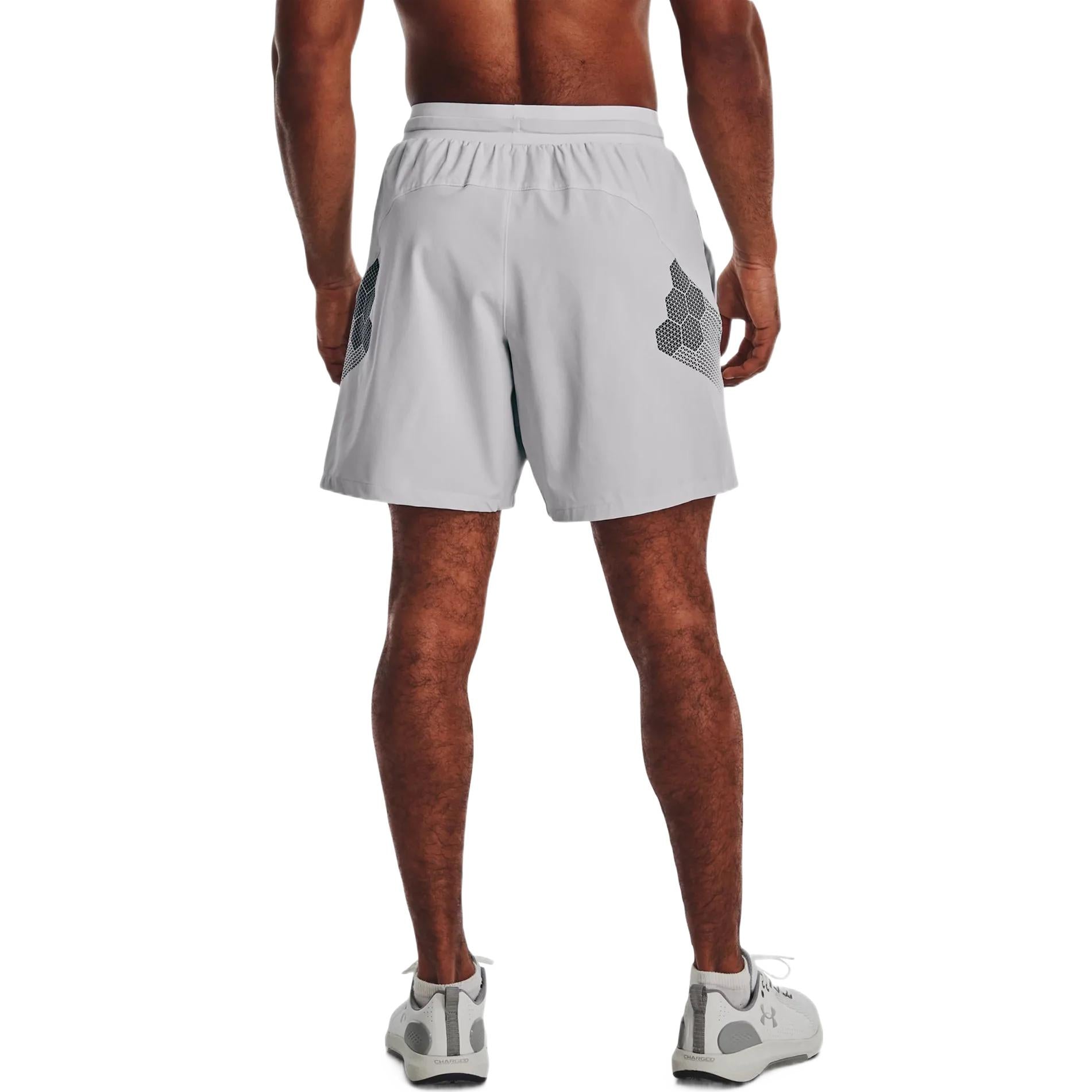 Under Armour Armourprint Woven Shorts 'White Grey' 1370416-014