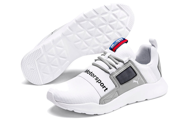 PUMA Bmw M Motorsport Wired Cage Low Top Running Shoes Grey/White 306504-02