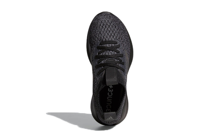 (GS) adidas Purebounce J Knitted Low Tops Casual Black B76071