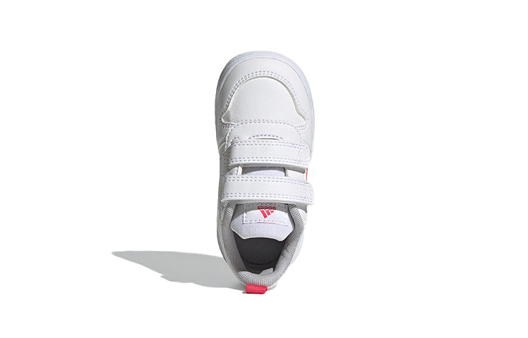 (TD) adidas Tensaur Shoes White/Pink S24059