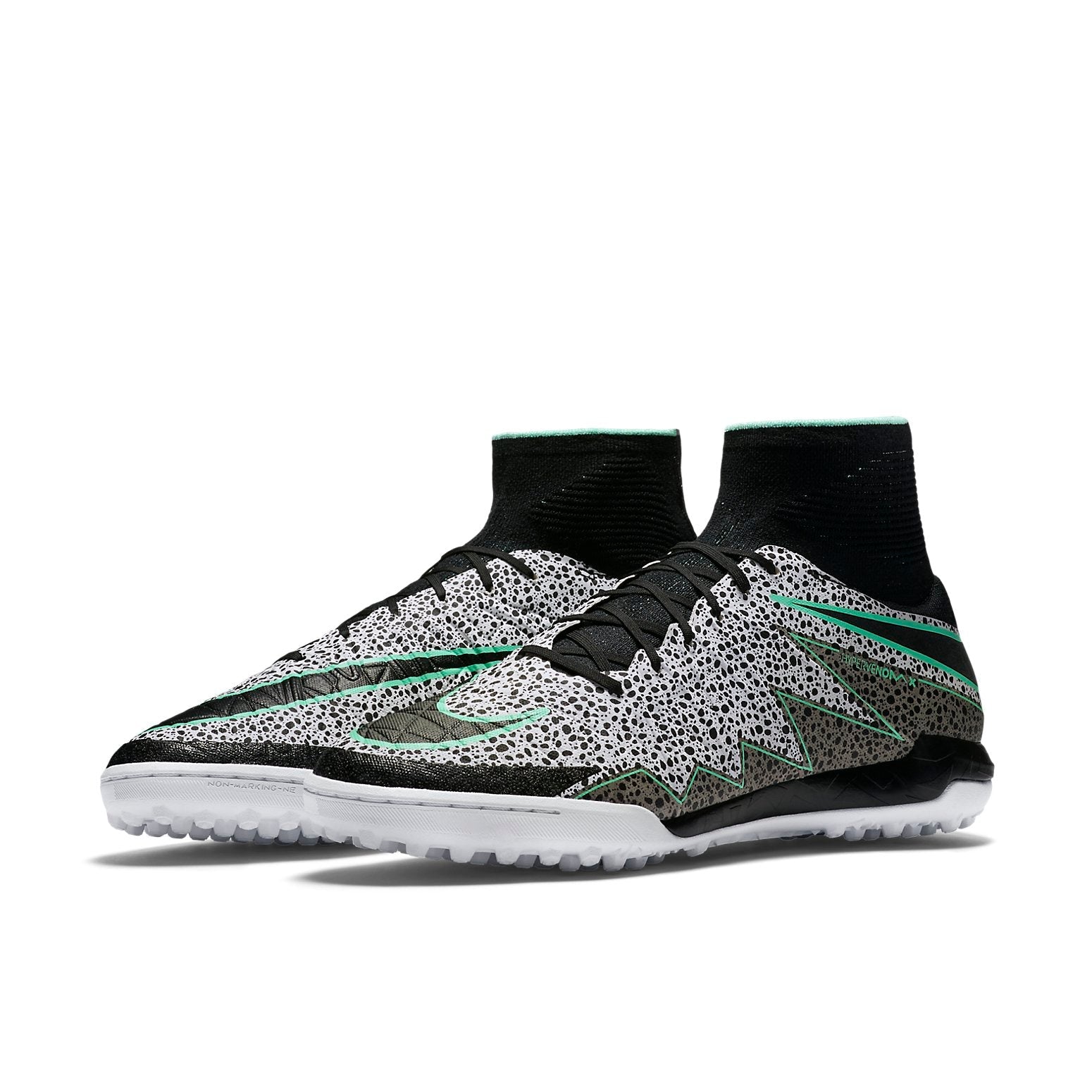 Nike HyperVenomX Proximo TF 'Black White Green' 747484-103