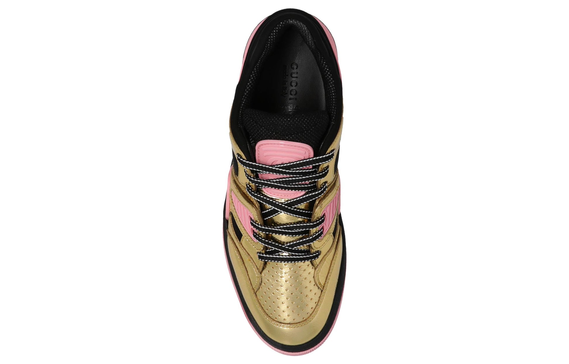 (WMNS) Gucci Basket 'Gold Black Pink' 725905-AABB8-8047