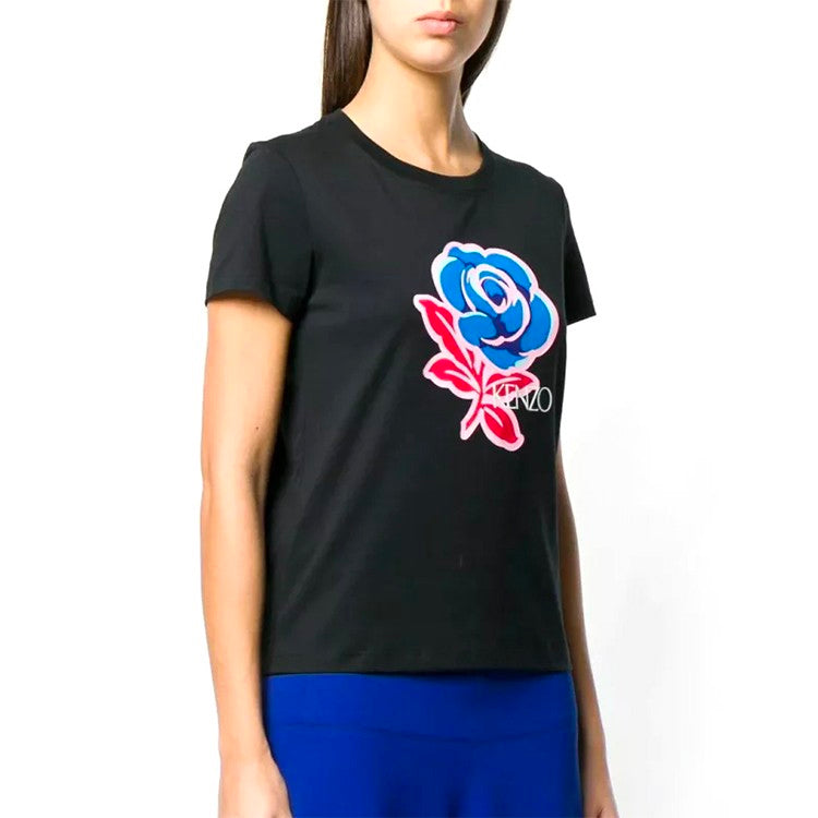 KENZO Printing Slim Fit Short Sleeve Black 2TS785-990-99