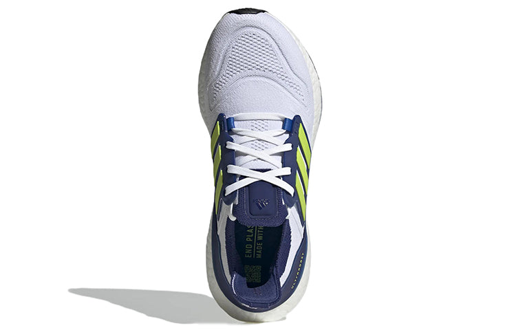 (WMNS) adidas UltraBoost 22 'White Solar Yellow Blue' GZ7211