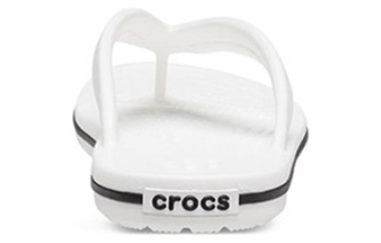 (WMNS) Crocs Crocband Flip-Flops 'White' 206100-100