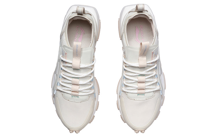 (WMNS) Li-Ning Chasing 'White Beige' AGCR102-1