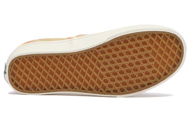 Vans Authentic Low Tops Casual Skateboarding Shoes Unisex Light Brown Embroidered 'Light Brown Red Blue' VN0A5EE2AZB