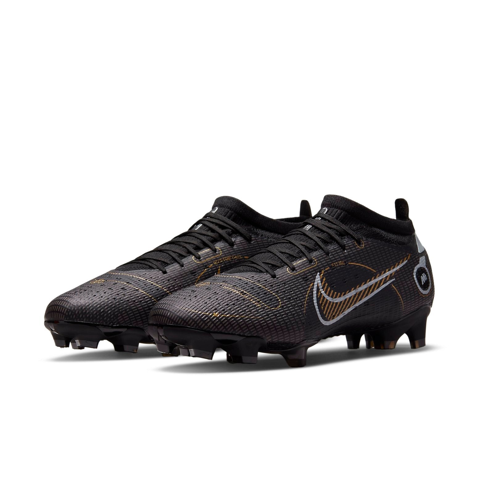 Nike Mercurial Vapor 14 Pro FG 'Black Metallic Gold' DJ2846-007