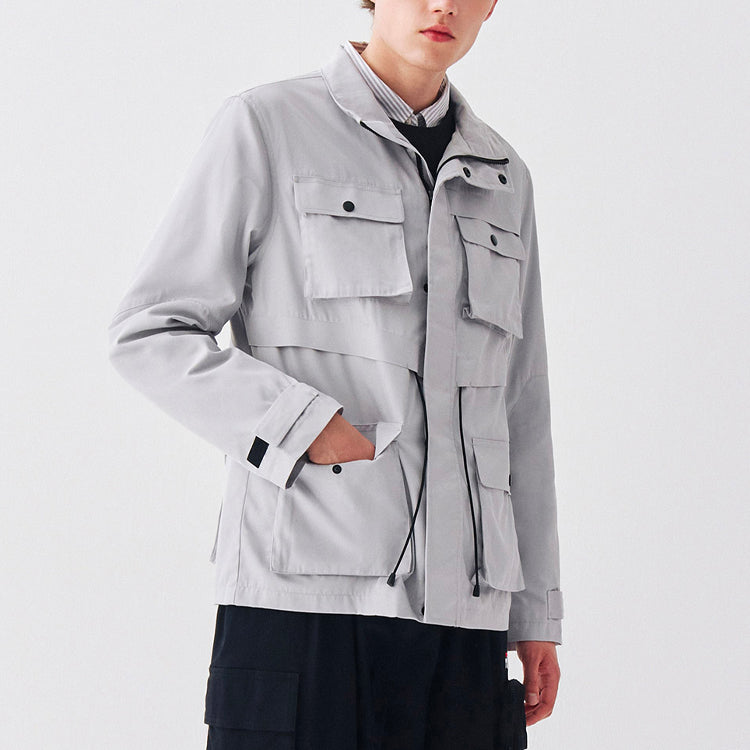 FILA Casual Sports Cargo Woven Jacket Gray F51M048701F-GY