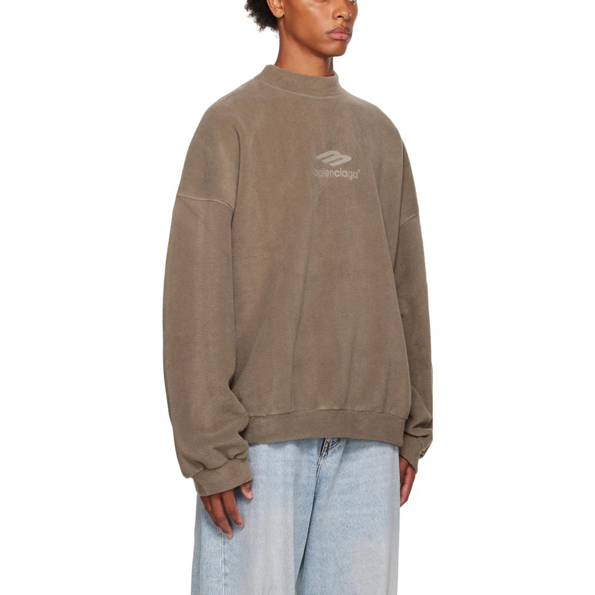 Balenciaga 3B Sports Icon Sweatshirt 'Khaki' 697975TMVA77183