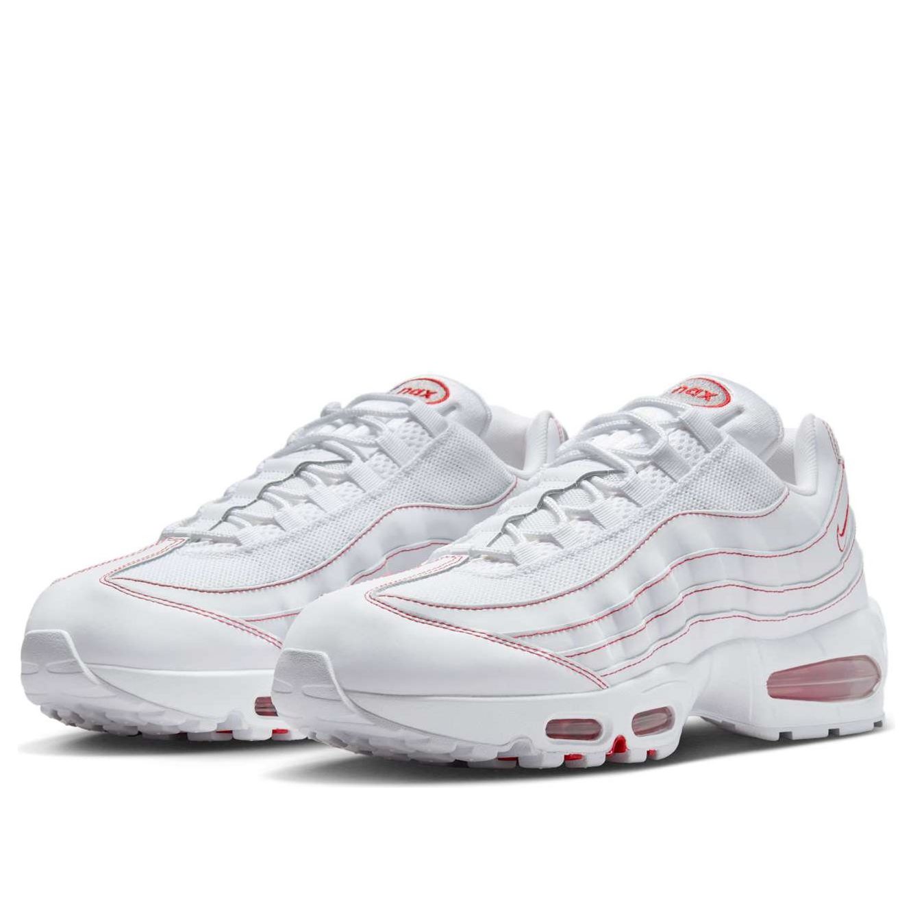 Nike Air Max 95 OG 'Big Bubble White University Red' IB7936-100