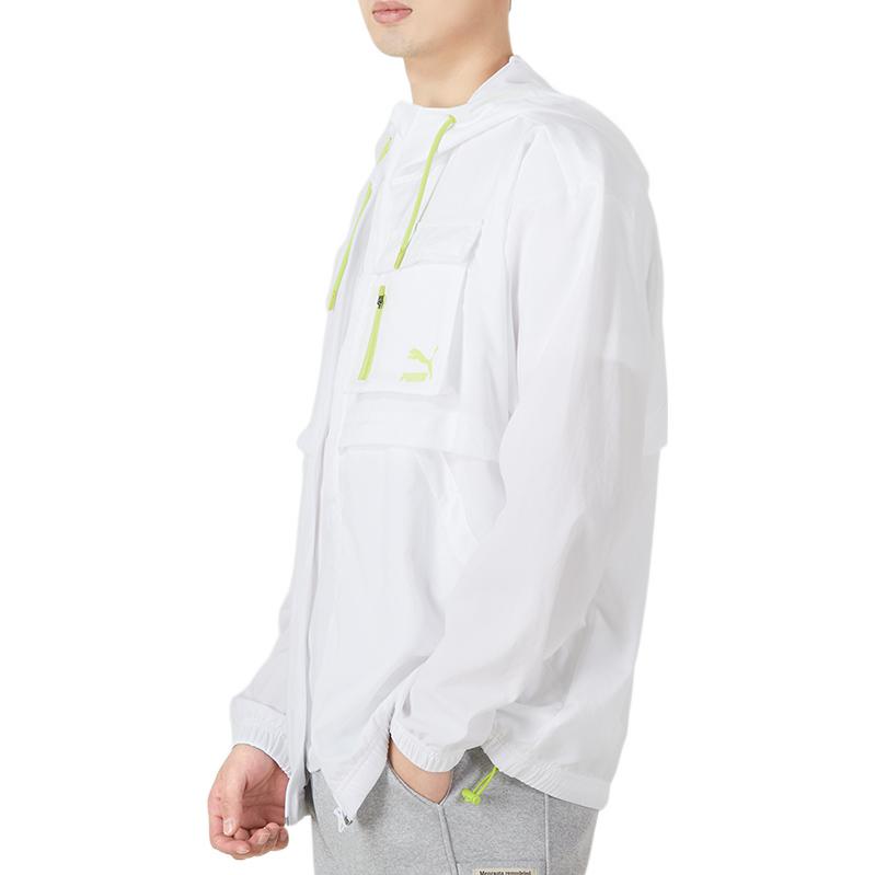 PUMA Graphic Cool Jacket 'White' 537185-02