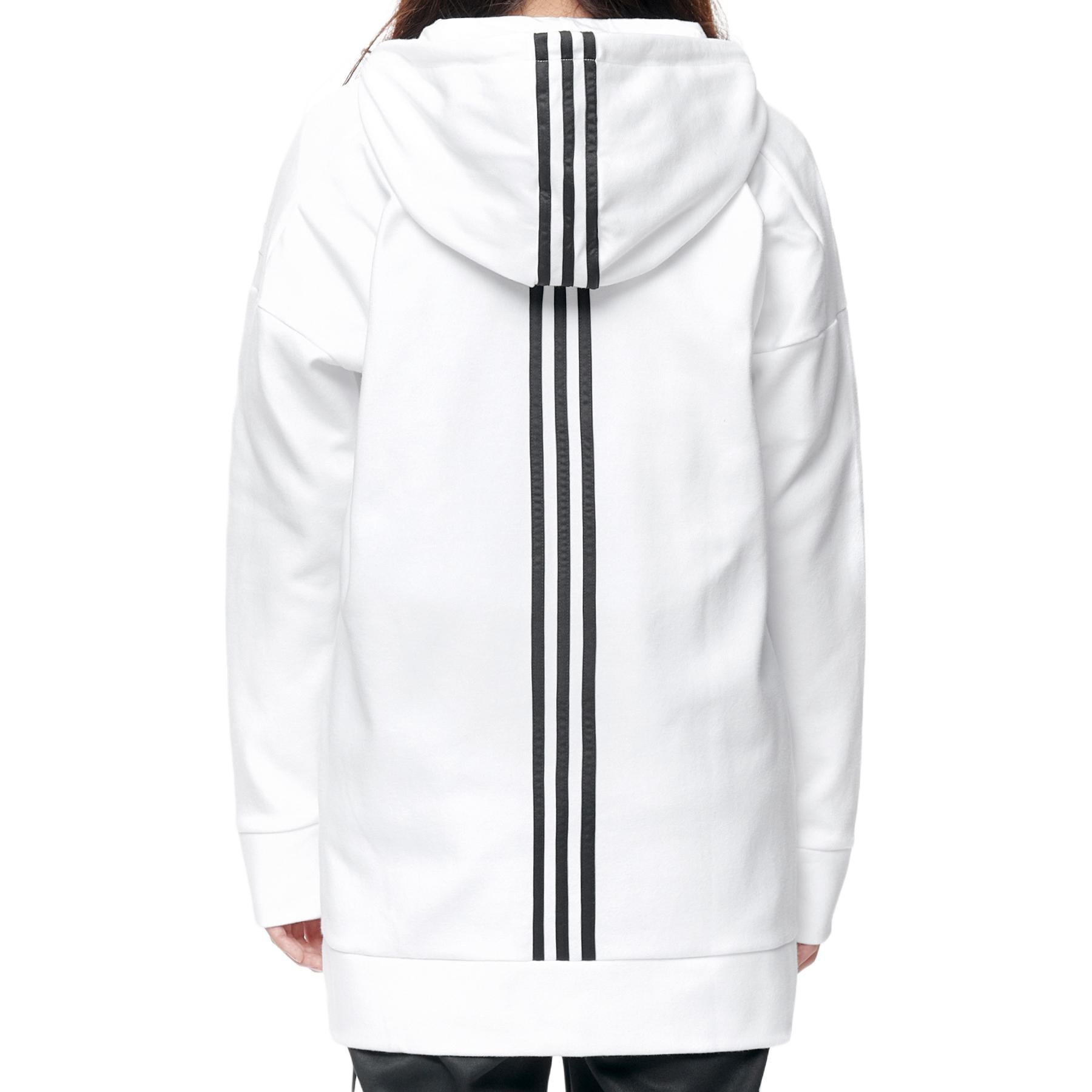(WMNS) adidas originals Hooded Tracktop Asia Sizing 'White' FS6933