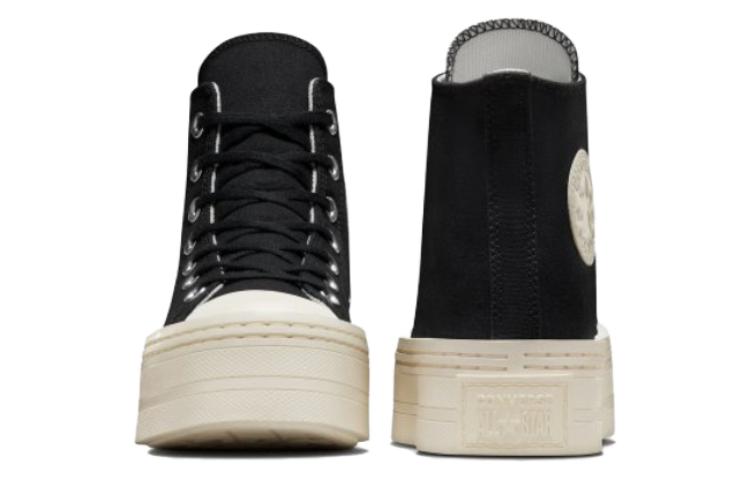 (WMNS) Converse Chuck Taylor All Star Modern Lift Platform Canvas 'Black Egret' A06141C