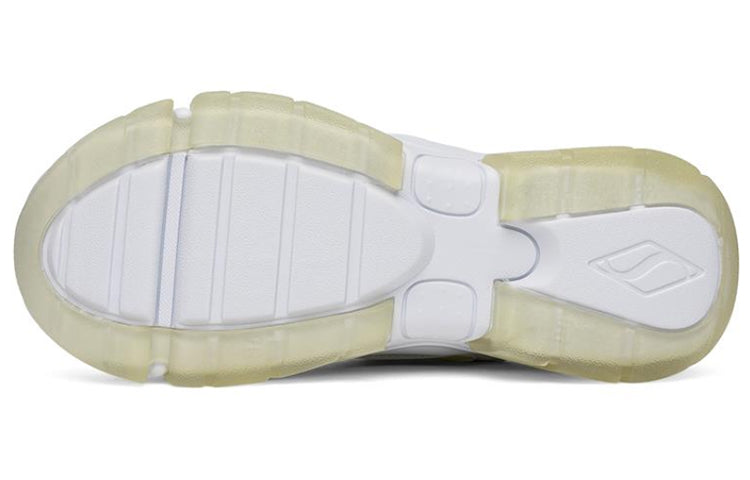(WMNS) Skechers AMP'D Sport Shoes White/Yellow 155039-WYL