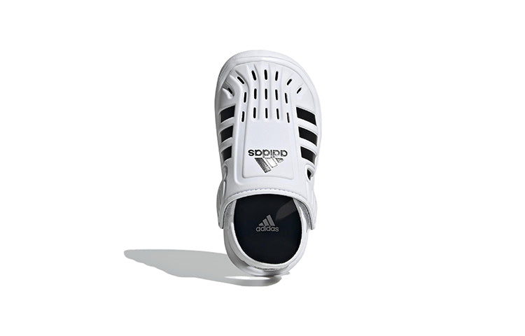 (TD) adidas Summer Closed Toe Water Sandal 'White Black' GW0388
