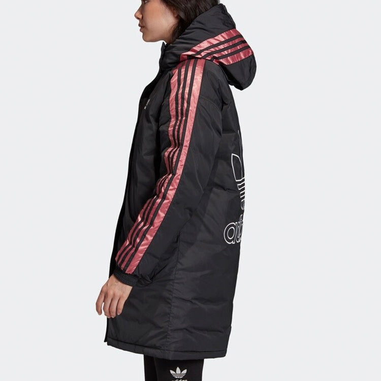 (WMNS) adidas Originals Down Jacket 'Black Red' FL0044