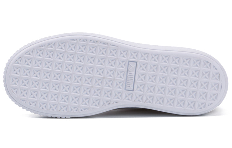 (WMNS) PUMA Suede Platform 'White Gold' 362222-01