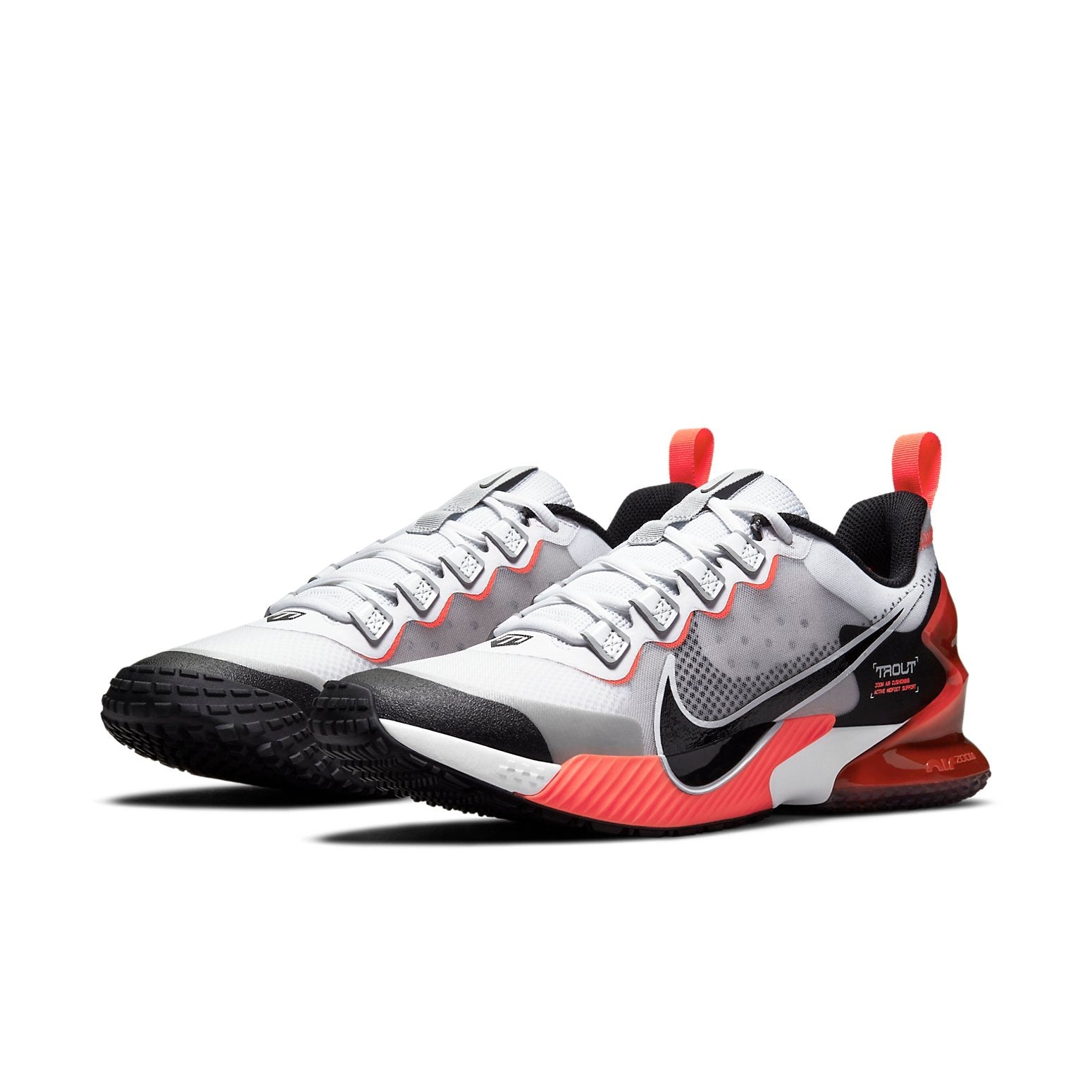 Nike Force Zoom Trout LTD TF 'White Bright Crimson' CZ5916-105