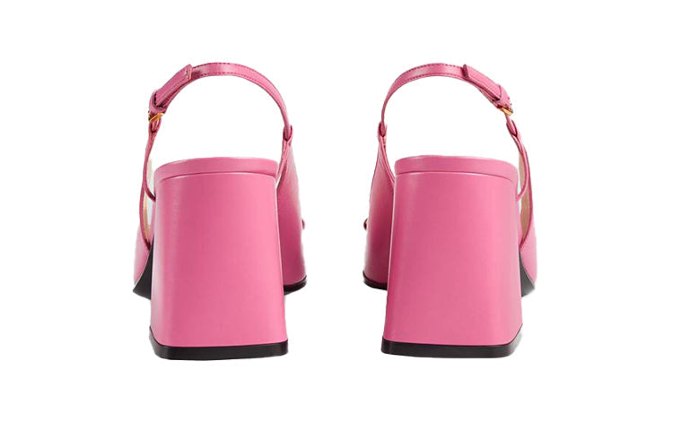 (WMNS) Gucci Mid-Heel Slingback with Horsebit 'Pink' 643892-C9D00-5609