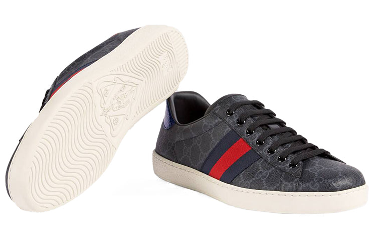 Gucci Ace GG Supreme 'Black Grey' 429445-96G50-1130
