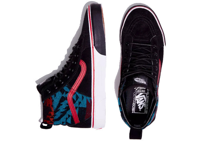 Vans All Nations Skate Jam x SK8-HI 46 DX 'Black Blue Red' VN0A4JFFBLK