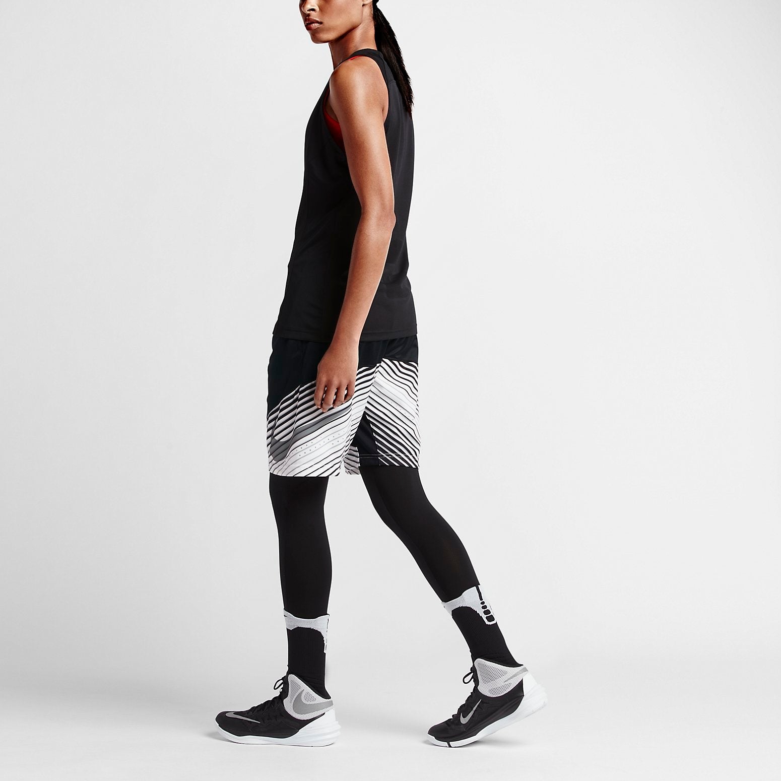 (WMNS) Nike Basketball Elite Basketball Shorts 'Black White' 810764-010