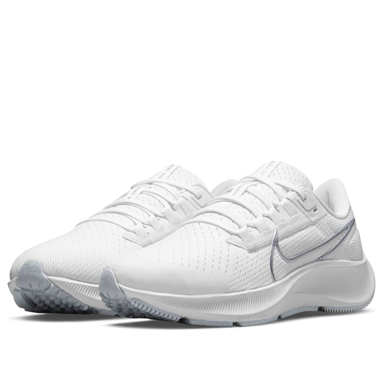 (WMNS) Nike Air Zoom Pegasus 38 'White Metallic Silver' CW7358-100
