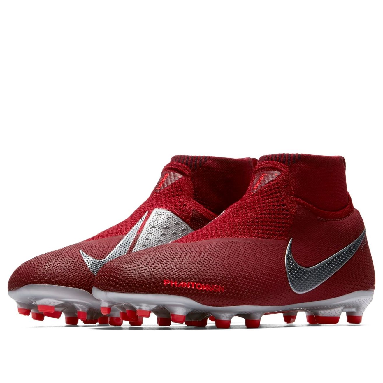 (GS) Nike Phantom Vision Elite DF FG MG 'Team Red' AO3289-606