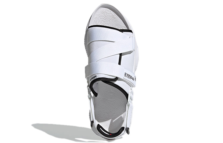 adidas originals Ozweego Sandal Minimalistic White Sandals 'White Black' H67276