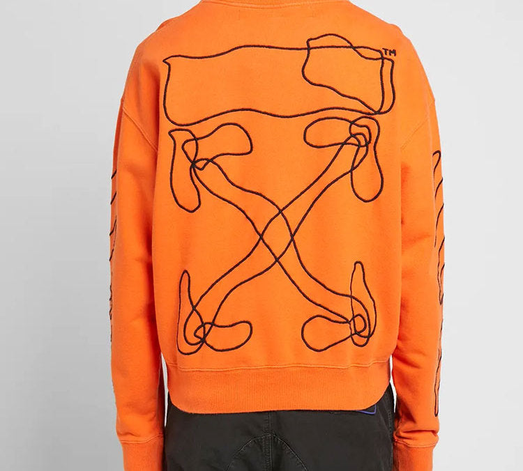 Off-White Aabstract Arrows Oversized Sweatshirt OMBA035F19E300111910