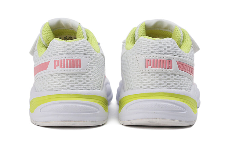 (PS) PUMA 90s Runner Mesh Ac Sneakers White/Pink 372927-04