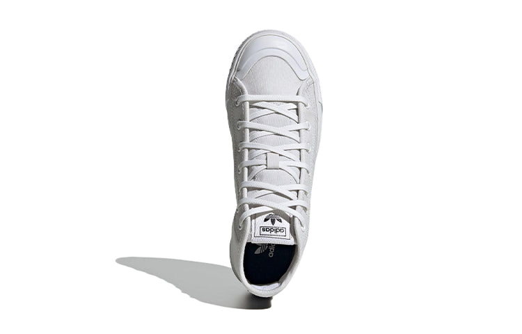 (GS) adidas Nizza Mid 'White Black' GV7926