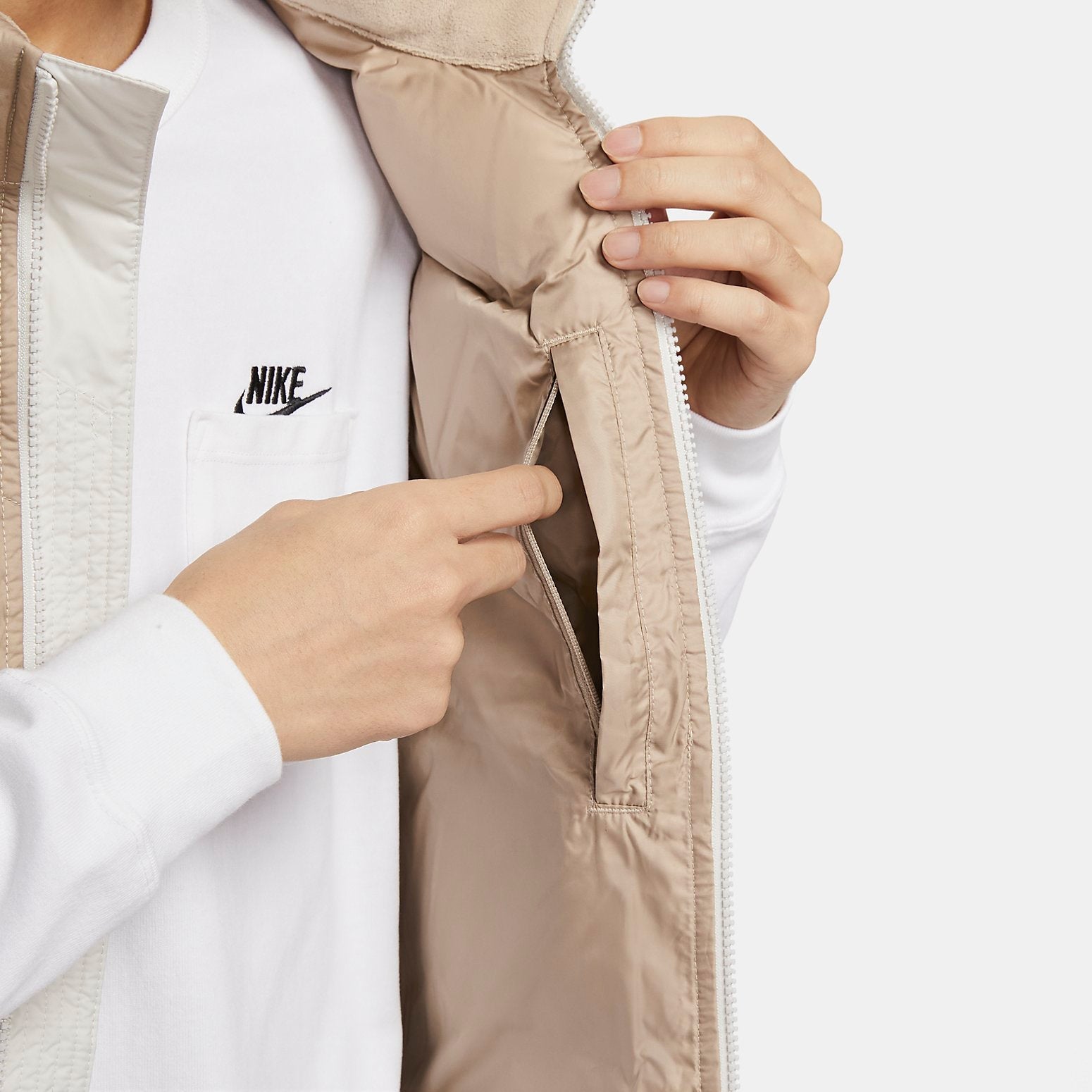 Nike Storm Fit Windrunner PRIMALOFT Filled Vest 'Khaki White' FB8184-247