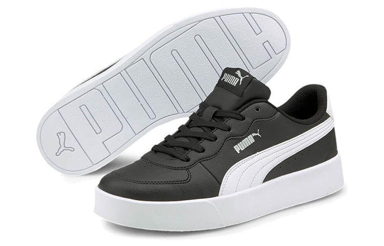 (WMNS) PUMA Skye Clean Shoes Black/White 380147-01