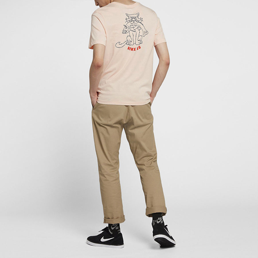 Nike Skateboard Subject Short Sleeve Washed coral red BV8194-664