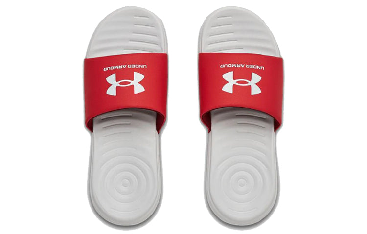 Under Armour Ansa Fixed Slide 'Halo Grey Red' 3023761-104