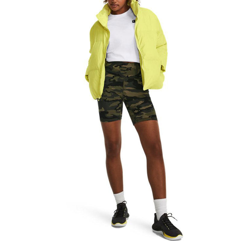 (WMNS) Under Armour ColdGear Infrared Fleece Down Jacket 'Neon Green' 1378858-743
