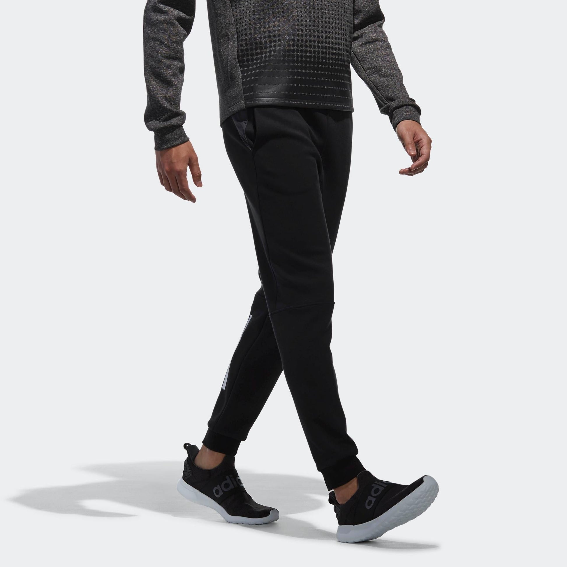 adidas neo M Cs Cf Tp Sports Stripe Slim Fit Long Pants Black CV6892