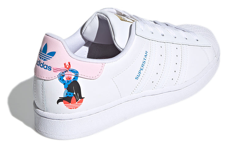 (WMNS) adidas Egle Zvirblyte x Superstar 'White Clear Pink' Q47223