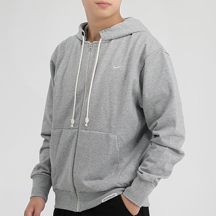 Nike Casual Sports Knit Cardigan Hooded Jacket light grey CK6363-063