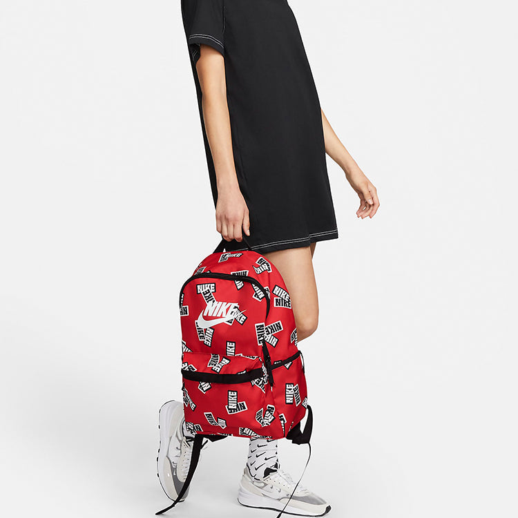 Nike Heritage All Over Print Backpack 'Red' DM2159-657