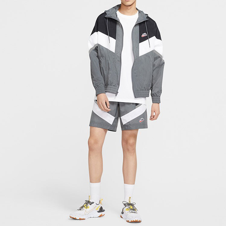 Nike Sportswear Windrunner+ Hooded Reflection Jacket Men Grey Gray CZ0782-068